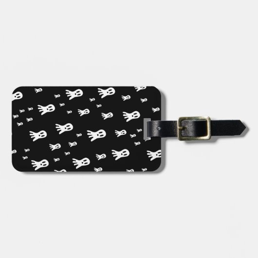 Donkere Halloween Geesten  Bagagelabel (Voorkant horizontaal)