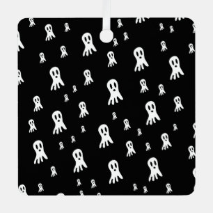 Donkere Halloween Geesten Metalen Ornament