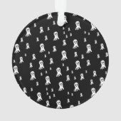 Donkere Halloween Geesten Ornament (achterkant)