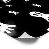 Donkere Halloween Geesten Perfect Poster (Hoek)