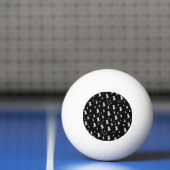 Donkere Halloween Geesten Pingpongbal (Net)