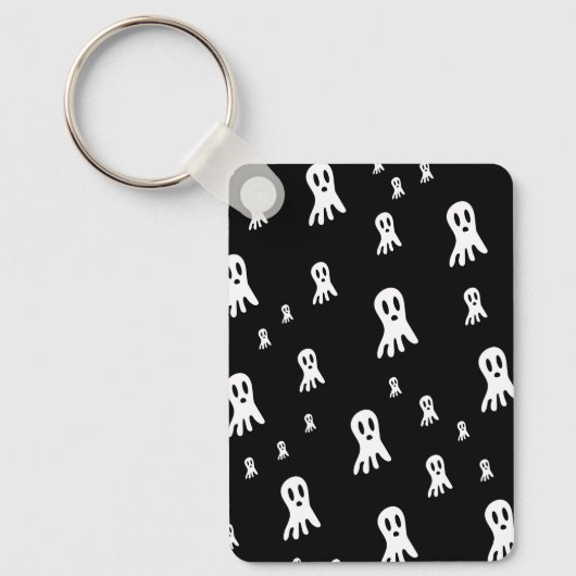 Donkere Halloween Geesten Sleutelhanger (Voorkant)