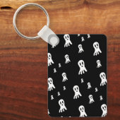 Donkere Halloween Geesten Sleutelhanger (Voorkant)