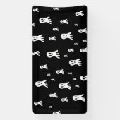 Donkere Halloween Geesten Spandoek (Verticaal)