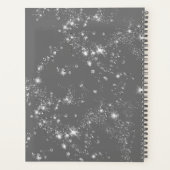 Donkere Halloween Glam Bat & Diamonds Bruiloft Planner (Achterkant)