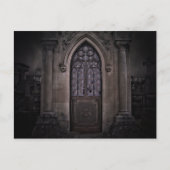 Donkere Halloween Gotische begraafplaats crypte Briefkaart (Voorkant)