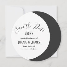 Donkere Halve Maan Wicca Handfasting Save the Date