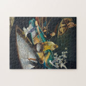 Donkere havenvissers door Newell Convers Wyeth Legpuzzel (Horizontaal)