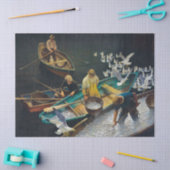 Donkere havenvissers door Newell Convers Wyeth Tissuepapier (Craft)