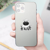 Donkere Heer koffie, aanbidding koffie Sticker (Telefoon)