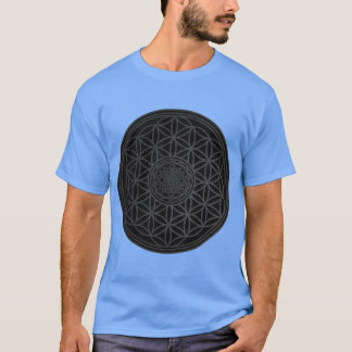 Donkere Heilige Eenheid Heilige Geometrie T-shirt