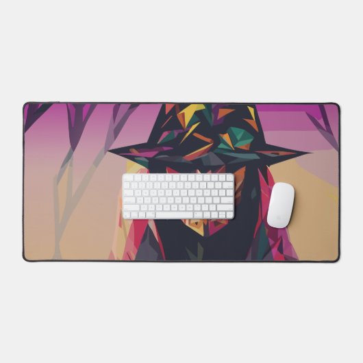 Donkere heks bureaumat (Keyboard & Muis)