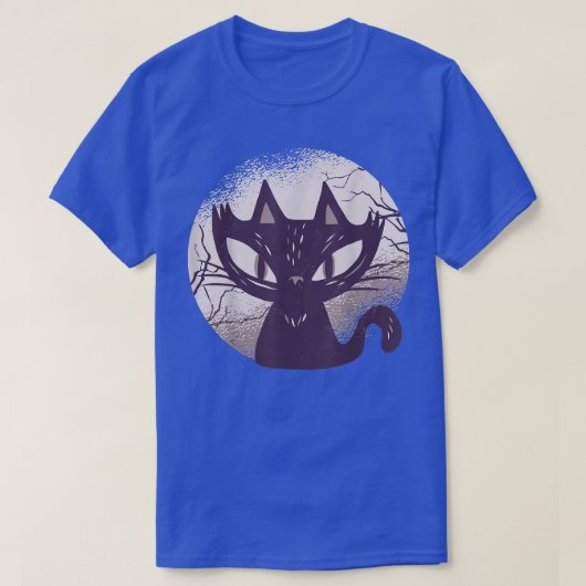 Donkere heks Cat 570 T-shirt (Design voorkant)