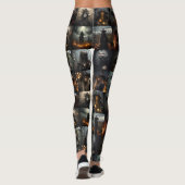 Donkere heksen Collage Leggings - Spooky (Achterkant)