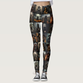 Donkere heksen Collage Leggings - Spooky