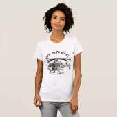 Donkere helikopterpiloot t-shirt (Voorkant volledig)