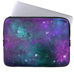 Donkere Hemelse Galactische Ruimte Buitenste Nevel Laptop Sleeve
