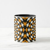 Donkere herfst argyle mok (Midden)