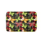 Donkere herfstpatroon badmat (Voorkant)