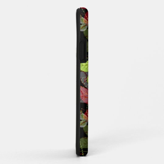 Donkere herfstpatroon Case-Mate iPhone case (Achterkant/rechts)