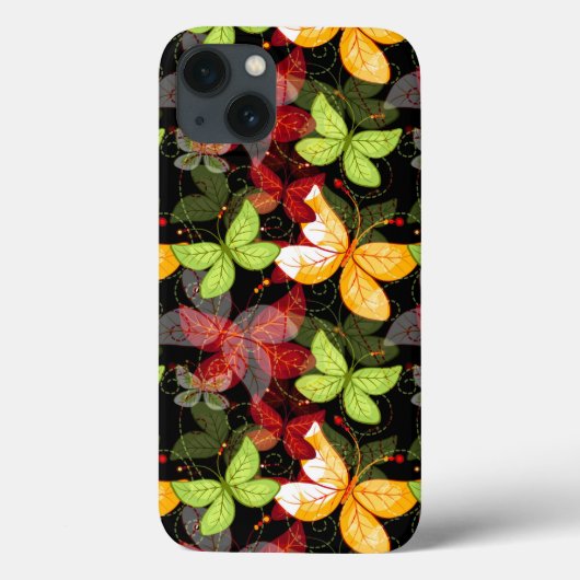 Donkere herfstpatroon Case-Mate iPhone case (Achterkant)