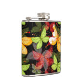 Donkere herfstpatroon heupfles (Rechts)