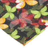 Donkere herfstpatroon korte tafelloper (Hoek)