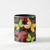 Donkere herfstpatroon mok (Midden)