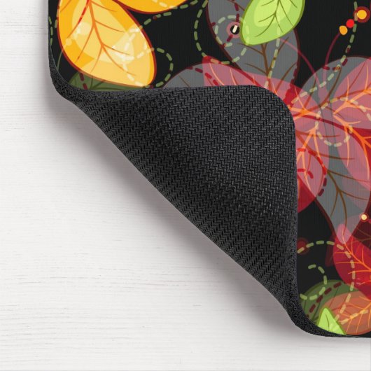 Donkere herfstpatroon muismat (Hoek)