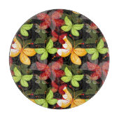 Donkere herfstpatroon snijplank (Voorkant)