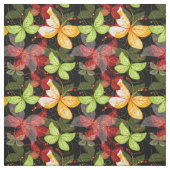Donkere herfstpatroon stof (Swatch)