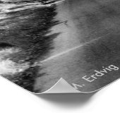 Donkere hoeken B&W afdrukken Poster (Hoek)