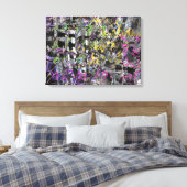 Donkere hoezen canvas afdruk (Insitu (Slaapkamer))