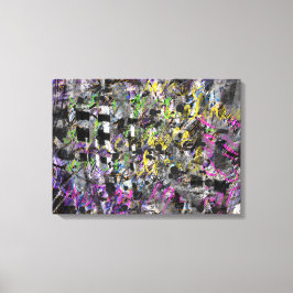 Donkere hoezen canvas afdruk