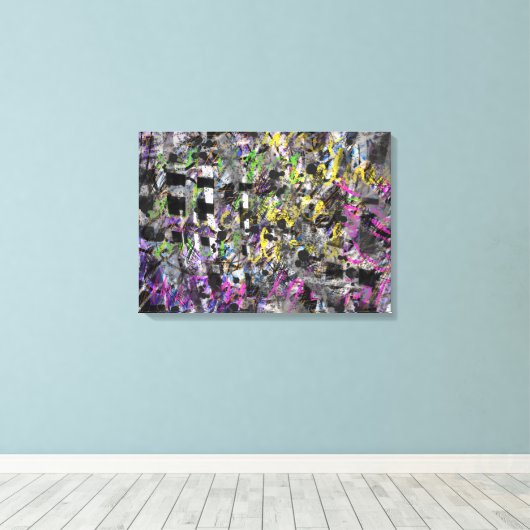 Donkere hoezen canvas afdruk (Insitu (Houten vloer))