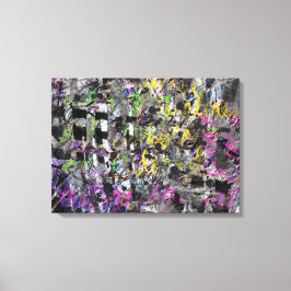 Donkere hoezen canvas afdruk