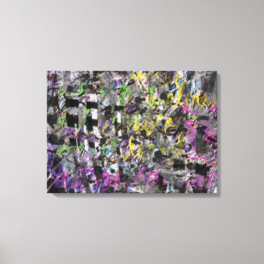 Donkere hoezen canvas afdruk (Voorkant)