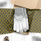 Donkere Holly bladeren en bessen Kerstmis Tissuepapier