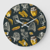 Donkere honingbijenbijenkorel  natuurlijk grote klok (Voorkant)