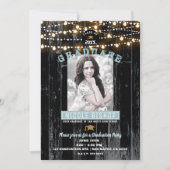 Donkere hout en licht Robuuste fotograaf Kaart (Voorkant)