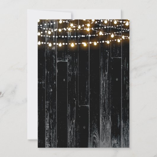 Donkere hout en licht Robuuste fotograaf Kaart (Achterkant)