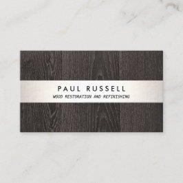 Donkere Houten Graan Rustieke Timmerwerk en Vloere Visitekaartje