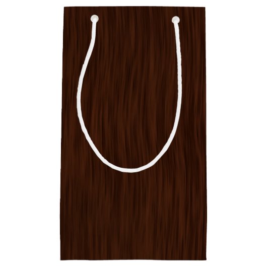 Donkere houten korrels: achtergrond klein cadeauzakje (Voorkant)