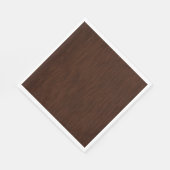 Donkere houten korrels: achtergrond servetten (Hoek)