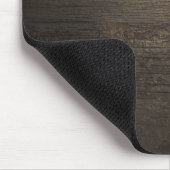 Donkere Houten Paneel Muismat (Hoek)