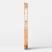 Donkere houtexpert achtergrondoppervlak met oude n Case-Mate iPhone case (Achterkant / Links)