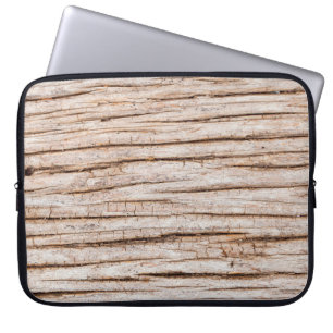 Donkere houtextuur. Abstracte achtergrond Vintabst Laptop Sleeve