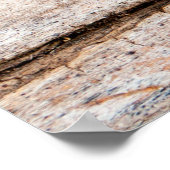 Donkere houtextuur. Abstracte achtergrond Vintabst Poster (Hoek)
