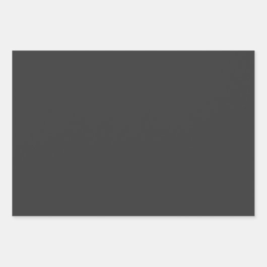 Donkere houtskool, vaste kleur inpakpapier vel (Voorkant)