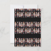 Donkere huidskerst  kaart (Achterkant)